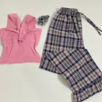 ست کراپ و شلوار چهارخانه 089498